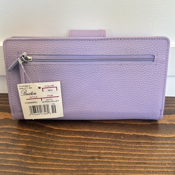 NWT Purple Julia Buxton Goto Super Wallet - Picture 2 of 7